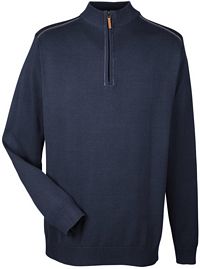 Men's Manchester Fully-Fashioned Quarter Zip Sweater (DG478)